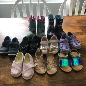 Toddler girl size 6 shoe bundle